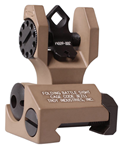 77141 Troy Ind SSIGDOARFFT00 Dioptic BattleSight Rear Sight Folding Flat Dark Earth fo