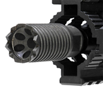 77188 Troy Ind SBRACLM06BT00 Claymore Muzzle Brake Black Steel with 5/8"-24 tpi Thread
