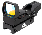Aim Sports Inc 77204 Aim Sports RT401 Reflex Classic Edition Matte Black 1x34mm Illuminated Red Multi