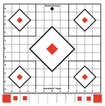 Birchwood Labor 78068 Birchwood Casey 33922 Stick-A-Bull Sight-In Self-Adhesive Paper White/Red 5-Diam