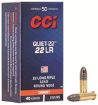 Cci/speer 79871 CCI 960 Quiet-22 22 LR 40GR LRN 50 Box/100 Case