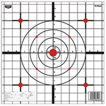 Birchwood Labor 79928 Birchwood Casey 37213 EZE-Scorer Sight-In 12" Bullseye Paper Hanging Black/White