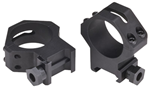 80874 Weaver Mounts 48366 Four Hole Skeleton Scope Ring Set For Rifle Picatinny/Weaver