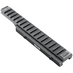 80881 Weaver Mounts 99673 Flat Top Riser Rail  For Rifle AR15/M16 Screws Mount Black A