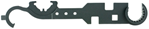 Ncstar / Vism 81158 NcStar TARW Armorer's Barrel Wrench  Black Steel AR15/M4/M16