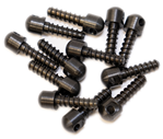 Grovtec Usa Inc 81276 Grovtec US Inc GTHM60 Wood Screw Swivel Studs 0.5" 12-Pack Black