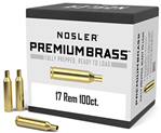 81578 Nosler 10128 Unprimed Cases  17 Remington Rifle 100 Per Box