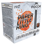 Fiocchi Ammunit 82426 Fiocchi 12FPWR75 Paper Little Rino 12 Gauge 2.75" 1 1/8 oz 7.5 Shot 25 Bx/ 10 Cs