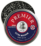 82988 Crosman LUM177 Premier  .177 Pellet Lead Domed Heavy Pellet 500 Per Tin