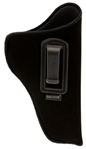 Bulldog Cases 8318 Bulldog DIP-12 Deluxe  Black Synthetic Suede IWB for Compact Autos w/ 2.50-3.75"