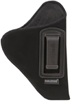 Bulldog Cases 8319 Bulldog DIP-20 Deluxe  Black Synthetic Suede for IWB 2-3" Barrels SubCompact Aut