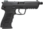 Heckler & Koch  HK 745001TA5 HK45T Tactical 45ACP DA/SA NS 10rd 5.2" Poly Grip/Frame Blk