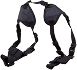 Bulldog Cases 83591 Bulldog WSHD20 Dlx Shoulder Harness w/Sz 20 Holster Black Nylon