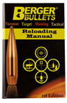 837 Berger Bullets 11111 Reloading Manual 1st Edition