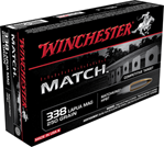 Winchester Ammu 84030 Winchester Ammo S338LM Match  338 Lapua Mag 250 gr Sierra MatchKing Hollow Point