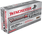 Winchester Ammu 84058 Winchester Ammo X22250P Varmint X  22-250 Rem 55 gr Polymer Tip Rapid Expansion