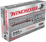 Winchester Ammu 84061 Winchester Ammo X243P Varmint X  243 Win 58 gr Polymer Tip Rapid Expansion 20 Bx