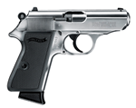 PPKS 22 Walther Arms 5030320 PPK/S .22 22LR 3.35" 10+1 Black Synthetic Grips Nickel