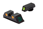 85077 Meprolight 10224O Tru-Dot NS For Glock 9/40 17/19/22/23/31-35/37/38 Tritium Grn
