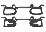 85652 Rugged Gear 10075 Gun Rack Overhead 2 Rifle/Shotgun Black Steel