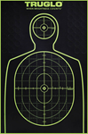 Truglo 85827 TruGlo TG13A6 Tru-See  Self-Adhesive Heavy Paper Black/Green Silhouette Includes