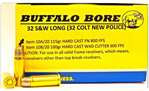 86236 Buffalo Bore Ammunition 10A/20 Pistol  32 S&W Long 115 gr Hard Cast Flat Nose (H