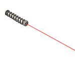 Lasermax 8669 LaserMax LMSG42 Guide Rod Laser 5mW Red Laser with 650nM Wavelength & Made of St