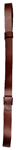 87073 Hunter Company 230 Military Quick Fire Sling made of Chestnut Tan Leather with 1