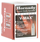 Hornady 87523 HORNADY BULLETS 22 CAL .224 50GR V-MAX 100CT 40BX/CS