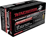Winchester Ammu 88122 Winchester Ammo S17W25 Varmint 17 Winchester Super Magnum  (WSM) 25 GR Polymer T