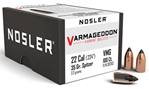 88197 Nosler 36763 Varmageddon  .22 Cal .224 35 gr Flat Base Tipped (FBT) 100 Per Box