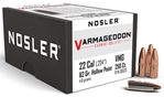 88210 Nosler 36522 Varmageddon  .22 Cal .224 62 gr Flat Base Hollow Point (FBHP) 250 P