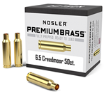 88217 Nosler 44824 Unprimed Cases  6.5 Creedmoor Rifle Brass 50 Per Box