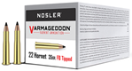 88222 Nosler 41132 Varmageddon  22 Hornet 35 gr Flat Base Tipped (FBT) 50 Bx/ 10 Cs