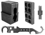 Aim Sports Inc 88582 Aim Sports ATARAK Armorer's Kit  Black Anodized AR-Platform M4/M16 Metal