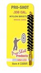 Pro-shot Produc 8966 Pro-Shot 338NR Bore Brush  338 Cal Rifle Firearm 5-40" Thread Brass 2" Long Nylo