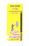 Pro-shot Produc 8969 Pro-Shot 17NR Bore Brush  17/177 Cal Rifle Firearm 5-40" Thread Brass 2" Long Ny