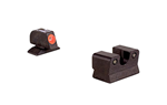 90071 Trijicon 600619 HD Night Sight Set 3-Dot Tritium Green with Orange Outline Front