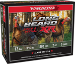 Winchester Ammu 90324 Winchester Ammo STLB12L5 Long Beard XR Shot-Lok Turkey 12 Gauge 3.5" 2 oz 5 Shot