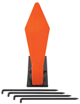 Champion Traps 9064 Champion Targets 44886 .22 Diamond Pop-Up Target Rimfire Rifles Orange Steel Dia