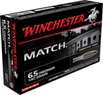 Winchester Ammu 90914 Winchester Ammo S65CM Match 6.5 Creedmoor 140 GR Hollow Point Boat Tail 20 Bx/ 1