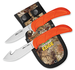 Outdoor Edge Cu 91987 Outdoor Edge WR1C WildPair  2.50"/4" Fixed Gut Hook/Caper Plain/Gut Hook 420J2 S