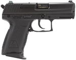 Heckler & Koch  HK 709203LEA5 P2000 V3 9mm Luger 3.66" 13+1 Black Black Interchangeable Backstra