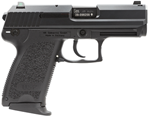 Heckler & Koch  HK 704531LEA5 USP45C Compact V1 45 ACP 3.78" 8+1 Black Black Polymer Grip Night