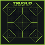 Truglo 92265 TruGlo TG14A6 Tru-See  Self-Adhesive Heavy Paper Black/Green 5-Diamond Includes