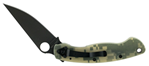 92269 Spyderco C36GPCMOBK Military  4" Folding Modified Clip Point Plain Black DLC CPM