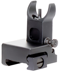 Aim Sports Inc 92280 Aim Sports MT200 Flip Up Front Sight  Low Profile Black Anodized for AR-15