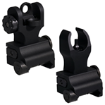 Samson Manufact 92463 Samson QF-FFS-FRS Quick Flip HK Front/A2 Rear Rail Mount AR-15 Alum Black