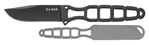 Kabar 9310 Ka-Bar 1118BP Skeleton  2.50" Fixed Clip Point Plain Black 5Cr15MoV SS Blade/Bla
