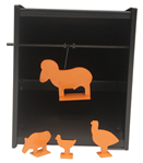 Beeman/sr Indus 9319 Beeman 2085 Pellet Trap  Airgun Steel Black/Orange Animals Illustration Impact E